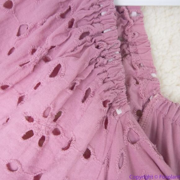 Eloquii Eyelet‎ Tie Front Maxi Dress, 16 - Picture 8 of 16
